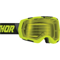 Regiment Goggle — One Size, Black, Yellow lens, Tear-off compatible