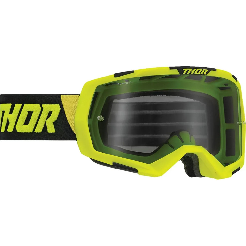 Regiment Goggle — One Size, Lime, Smoke lens