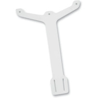 Sentinel Roost Deflector Clear Number Plate — One Size, Clear, Sentinel