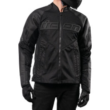 Mesh AF™ Leather Jacket — M, Black, Sport fit