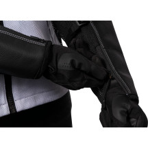 Mesh AF™ Leather Jacket — Sport fit, Size S, White