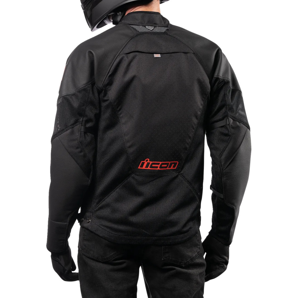 Mesh AF™ Leather Jacket — 2XL, Sport fit, Men's, Black