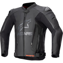 GP Plus v4 Leather Jacket — EU 60, Black, Sport fit