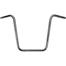 1" Touring Handlebar — 25.4 mm clamp, 40.5 cm rise (16"), 81.5 cm width (32"), Chrome