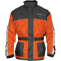 Solo Storm Waterproof Jacket — 2XL, Black, Orange