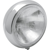 7" Headlight Assemblies — 12V, 60/55W, Chrome