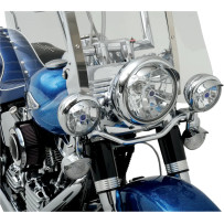 Visors for Headlights & Spotlights — 178 mm (7"), chrome