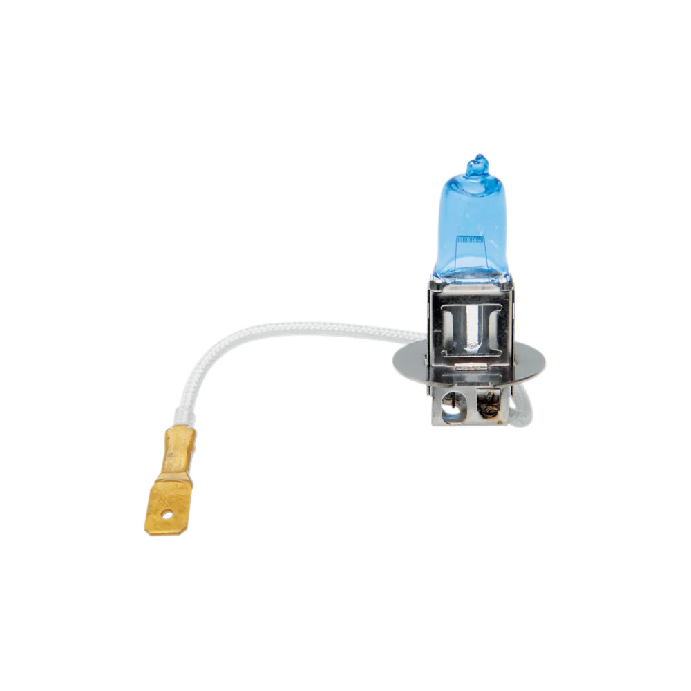 Halogen Headlight Bulb — 12V 35W, PK22s (H3), blue