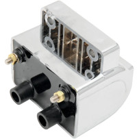 Ignition Coil — 12V, 30,000V, 3.0Ω, Chrome