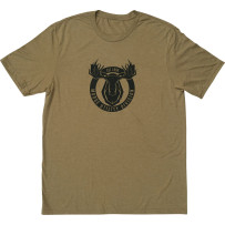 MUD Badge T-Shirt — XL, Black/Brown