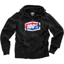 Official Fleece Zip-Up Hoodie — M, Black