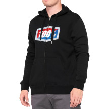 Official Fleece Zip-Up Hoodie — M, Black