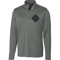 Spin Sync Quarter Zip Pullover — M, Gray