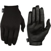Stealth Leather Palm Gloves — L, Black