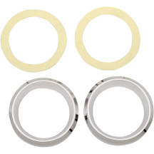 Instrument Gauge Bezel — 2" gauge, Chrome