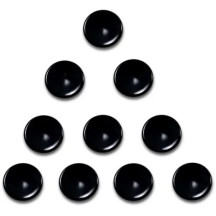 Bolt Covers — 5/16\", 10 Pack, Black Matte