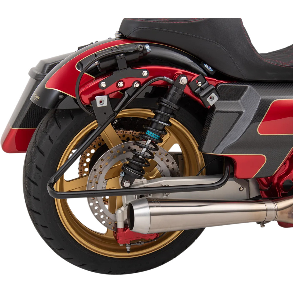 Saddlebag Support Brackets — S77-0138, Chrome, Pair