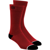 Solid Socks — S/M, Red