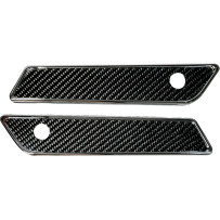 Saddlebag Latch Covers — Chrome, Pair