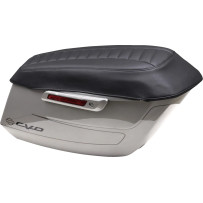 Deluxe Touring Saddlebag Lid Covers — Black, fits Deluxe saddlebags