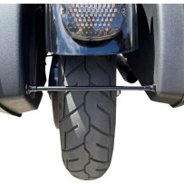 Saddlebag Stabilizer — Low Rider ST, rear, black