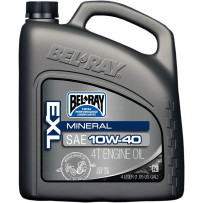EXL Mineral 4T Engine Oil — 10W-40, 4 liter (1.05 US gal.), JASO MA2