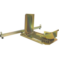 Cycle Dock — 120–160 mm tire width, front mount, zinc finish