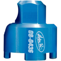 Compression Bolt Removal Tool — WP 4860 MXMA CC fit, 17 mm hex, Blue anodized