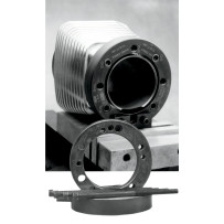 Cylinder Torque Plate Kit — 3.75"–3.875" bore, black