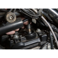 Pro Spark Plug Socket — 21.55 mm (0.848"), 3/8" square drive / 17 mm wrench