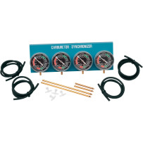 Carburetor Synchronizer — 4-carburetor kit, black