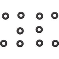 Replacement Inlet O-Ring — 10 pack, for Fuel Injector Cleaner Tool, black