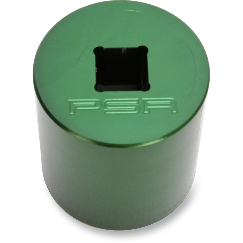Sprocket Socket — 27 mm, 35 mm, Front, Anodized Green