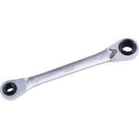 4-In-1 Reversible Ratchet Wrench — 8 mm, 10 mm, 12 mm, 13 mm, Metric