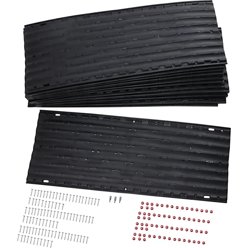 LowPro Glides™ — 12" (30.5 cm), 16 Pack, Black