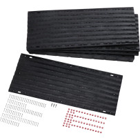 LowPro GripGlides™ — 12" width, Black, 16 pack