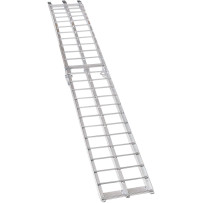 Arched Aluminum Folding Ramp — 229 cm (90\") length, 270 kg (595 lb) load capacity