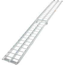 Aluminum 9 Foot Straight Folding Ramp — 12 in W x 9 ft L, 500 lb capacity