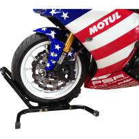 Roll-On Wheel Chock — 16"–21" wheel fit, front mounting