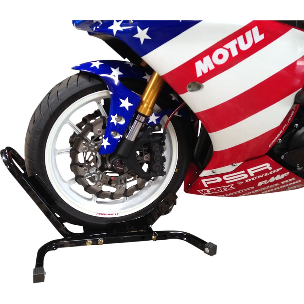 Roll-On Wheel Chock — 16"–21" wheel fit, front mounting