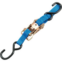 1-1/2" Heavy-Duty Ratcheting Tie-Downs — 1-1/2" x 6', 1,000 lb WLL, Blue