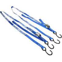 Heavy-Duty Tie-Downs — 213 cm (84"), 612 kg (1,350 lb), 25.4 mm (1"), Blue