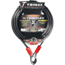 Trimaflex™ Max Security Braided Cable — 3.1 m (30'), 10 mm (3/8\"), Black