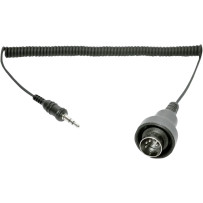 Headset/Intercom Cable — 3.5 mm, 5-pin DIN, Black