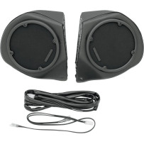 Rear Speaker Pods — 133 mm (5-1/4"), Black vinyl