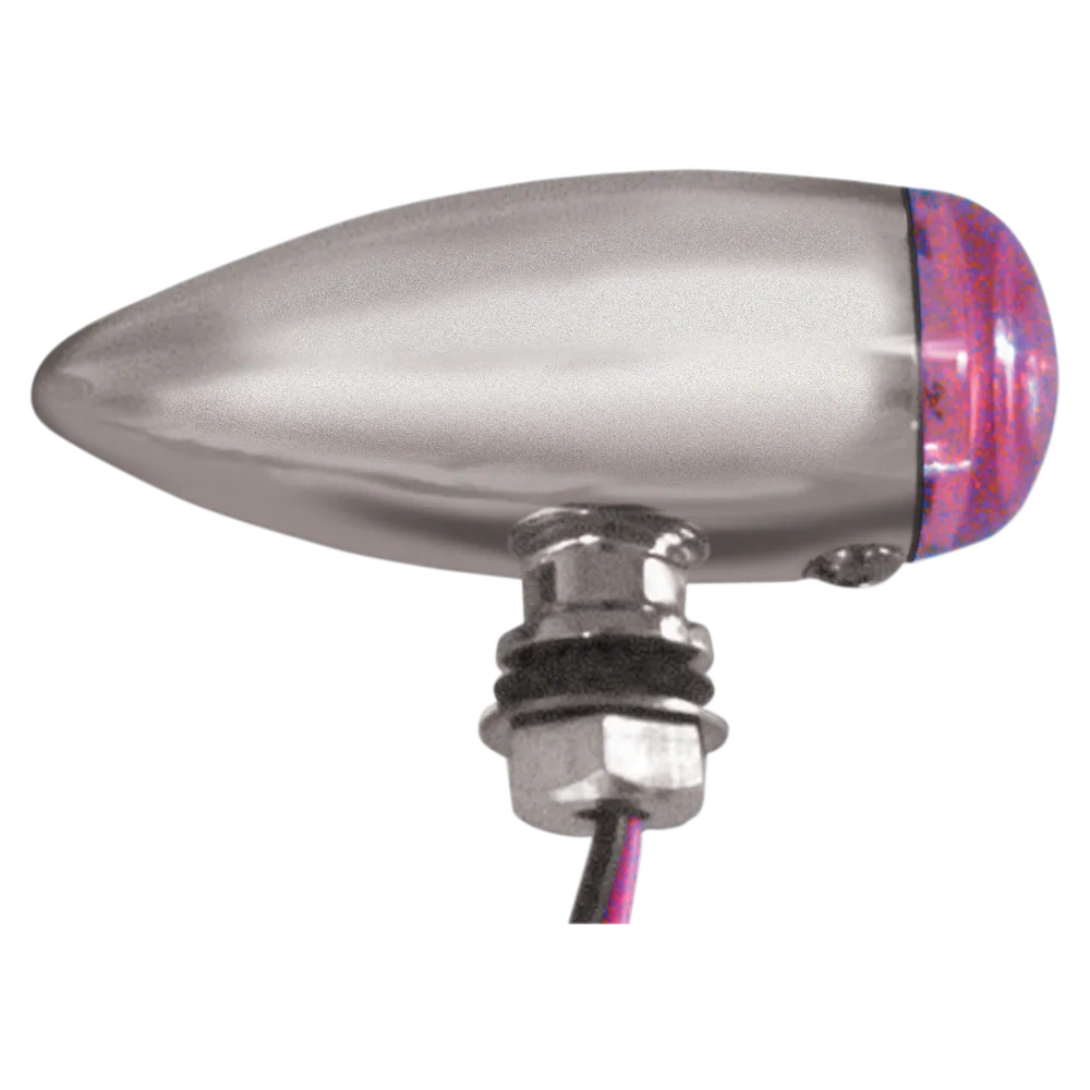 Bullet Marker Lights — 75 mm x 30 mm, 12 V, Amber & Red lenses