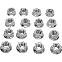 Lug Nuts — 10 mm, 17 mm head, 16 Pack, Chrome
