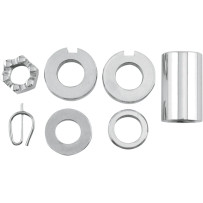 Axle Spacer/Nut Kit — Rear, Chrome