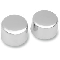 Chrome Axle Cap for 3/4" Axle — 19.1 mm (3/4"), Front, Chrome