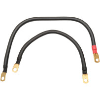 Battery Cable — 4 AWG, 16 in, Black